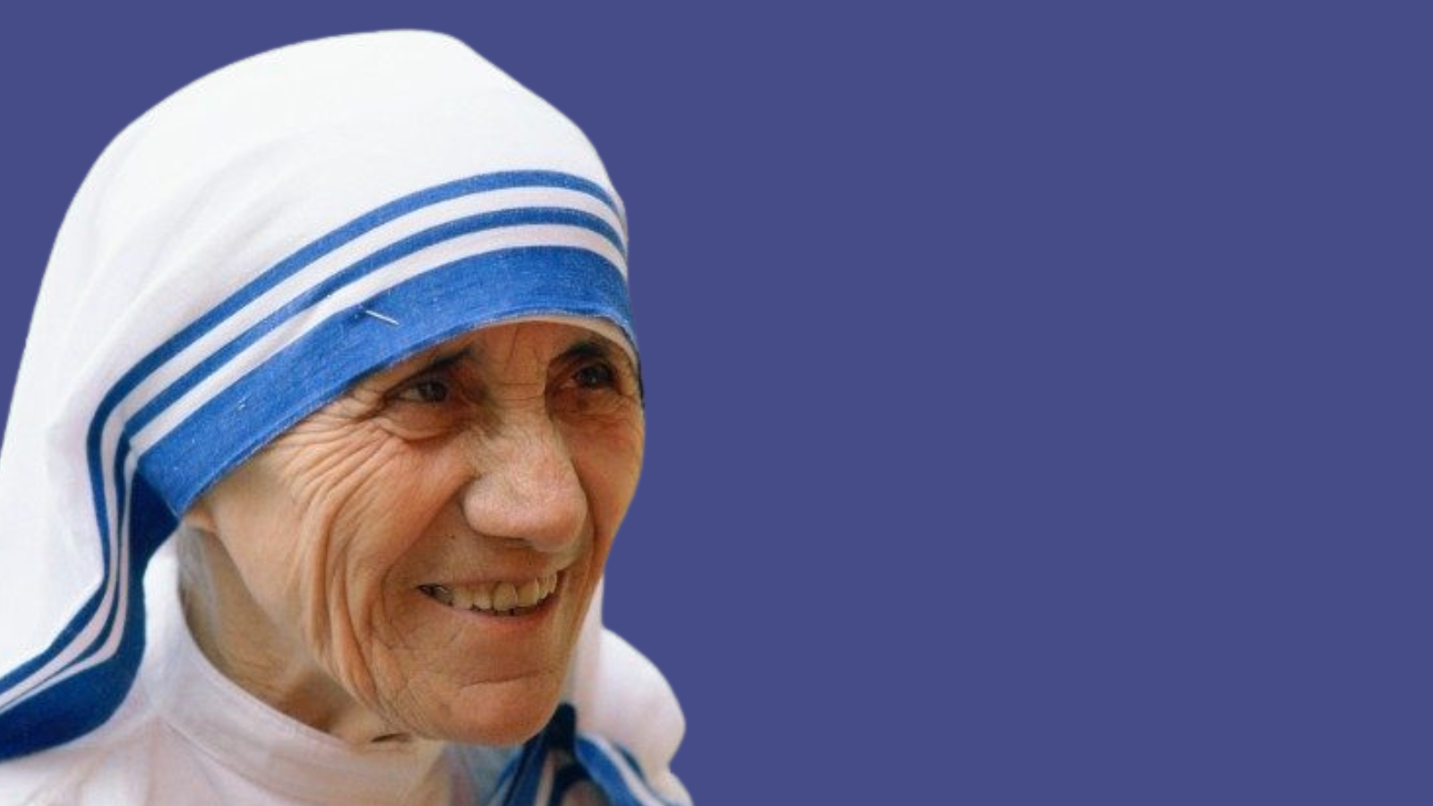 Nell'immagine Madre Teresa, il sentiero tracciato dalla Santa è teologia vivente, in carne ed ossa. Rilfessione di Salvatore Pasduano per Teologhiamo.