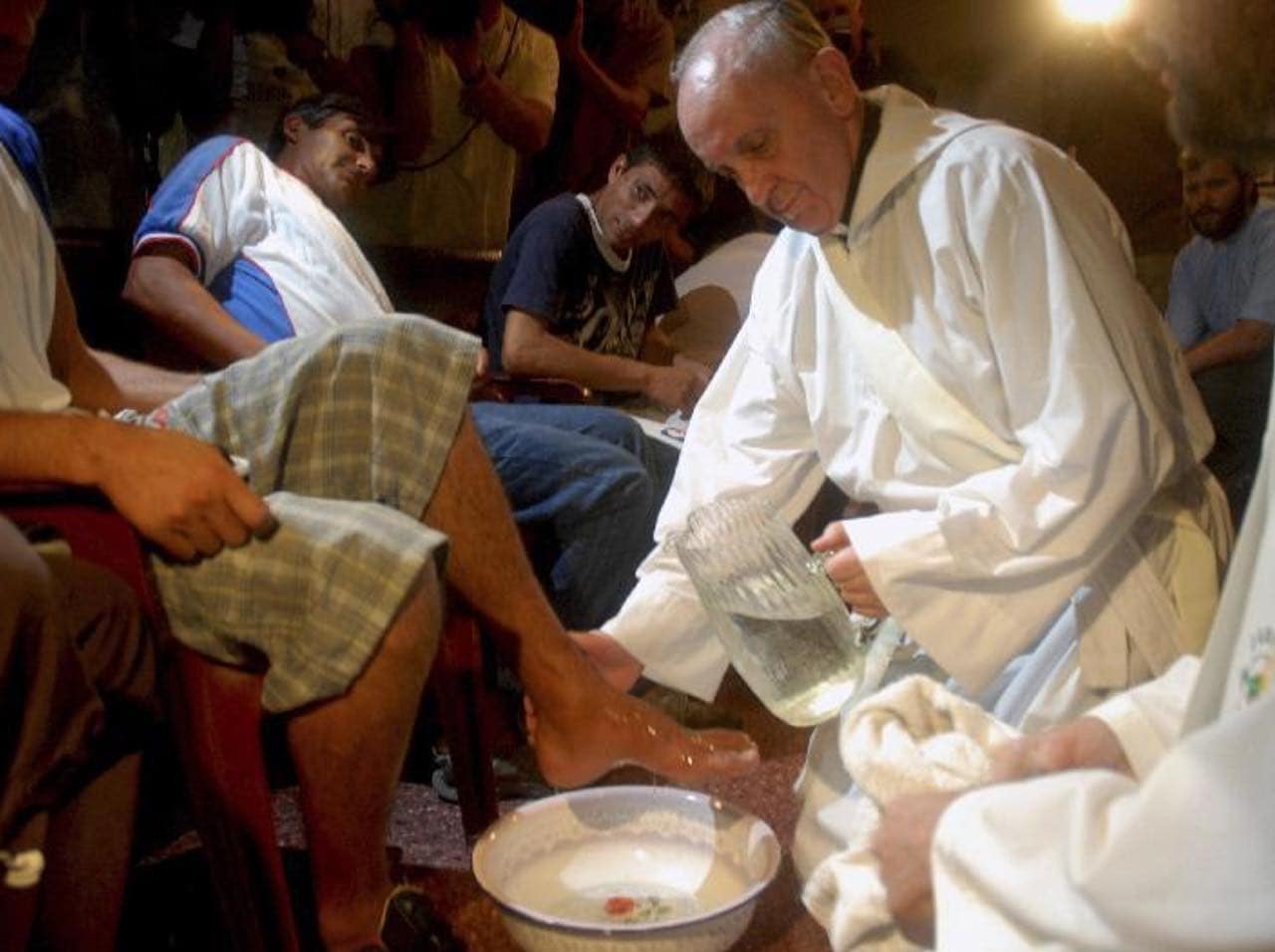 La lavanda dei piedi-Giovedì Santo.