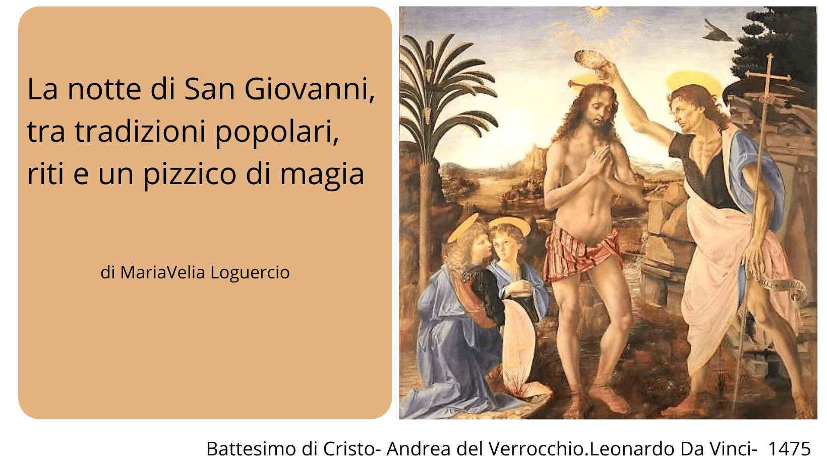 San giovanni Battista- 24 giugno- Di Mariavelia Loguercio