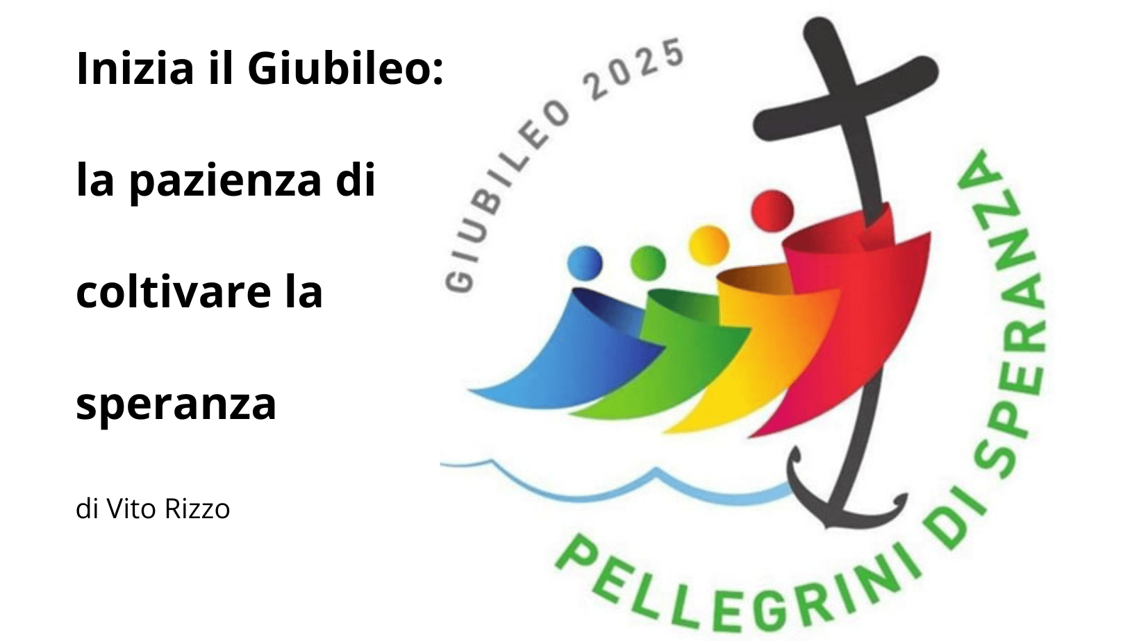 Giubileo 2025-inzia il giubileo di Vito Rizzo - teologhiamo